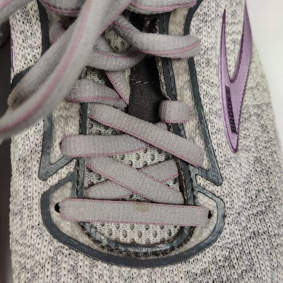 Brooks Adrenaline GTS 20 Running Shoes Womens 6.5 Gray Purple - Picture 10 of 12